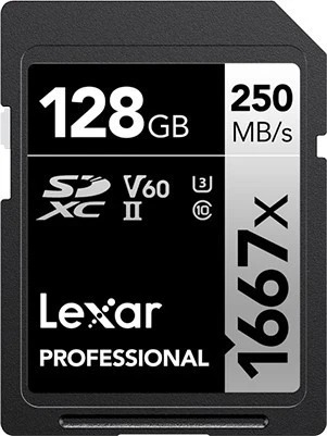 Profesionalna SDXC kartica Lexar, 128GB, 1667x UHS-II U3