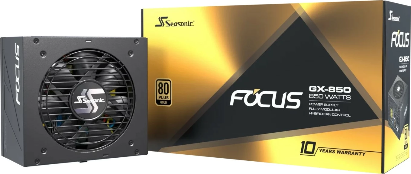 Furniznik z energijo Sea Sonic Focus-GX-850, ATX 3.1, 80+ Gold