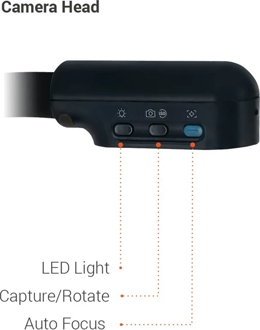 Dokumentarna kamera AVer U70i, 4K Ultra HD, 16x povečava, USB 2.0, črna