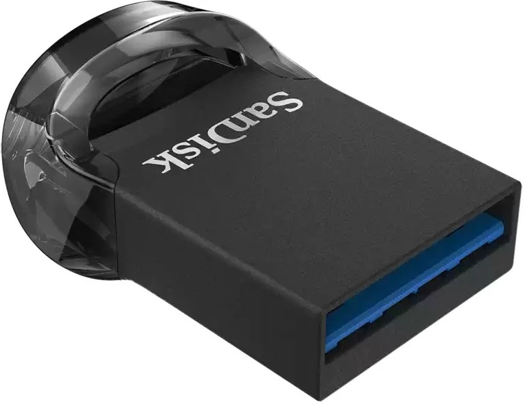 Ultra kompaktna USB ključek 1 TB SanDisk Ultra Fit, USB 3.2, 400 MB/s, črn