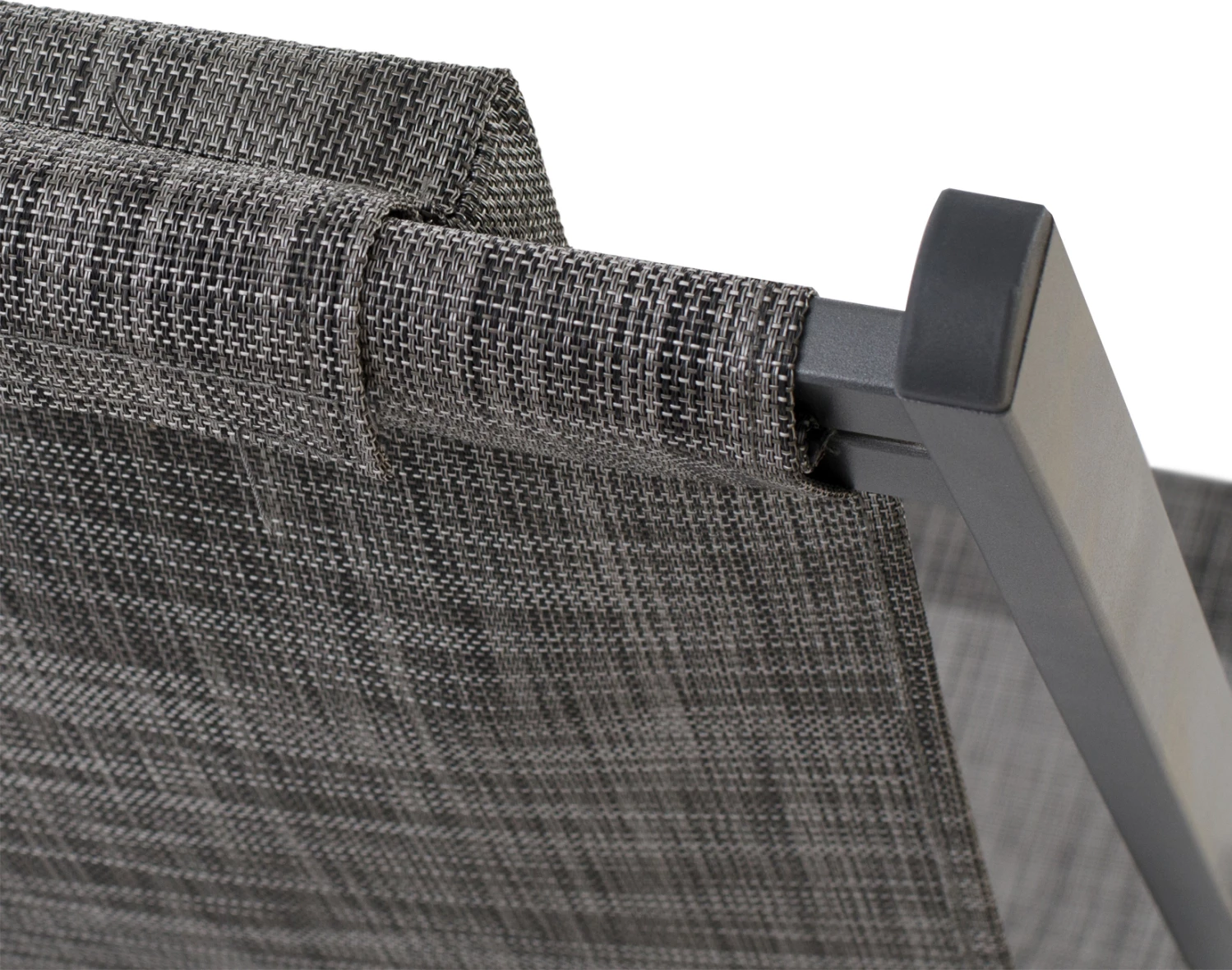 Profesionalni ležalni stol KEA FH5076.10 aluminij in textilene v sivi barvi 59,5x102,5x94H cm