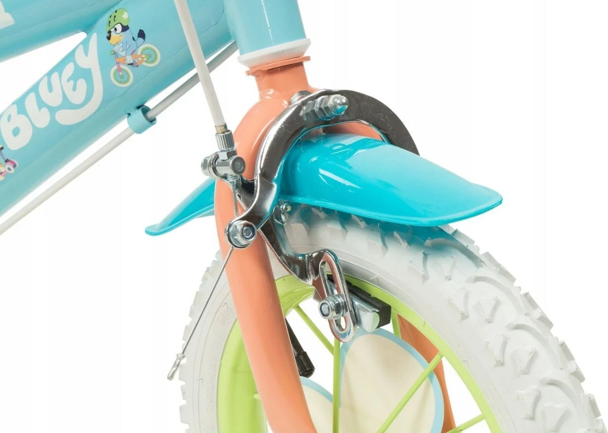 Otroško kolo TOIMSA Bluey 12 in, modro/limetno
