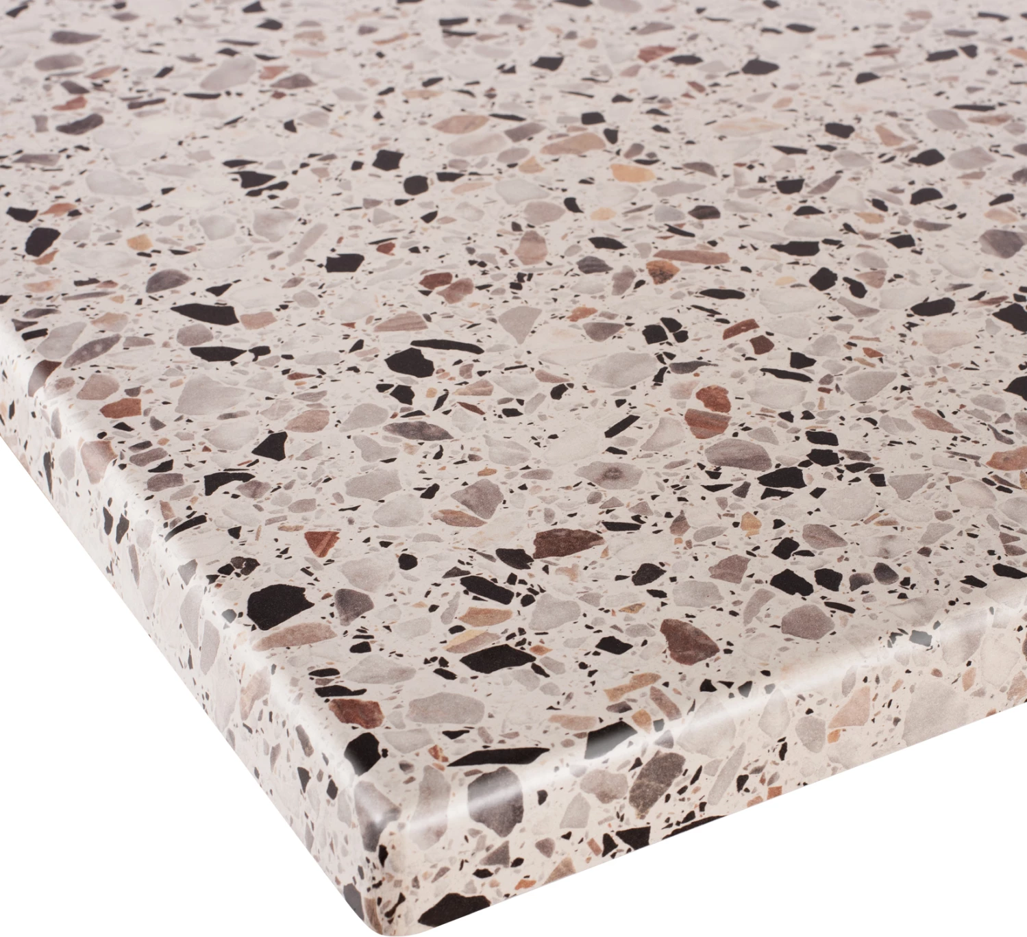 Pravokotna mizna plošča v barvi terrazzo FH5630.16 Werzalit 120x80 cm