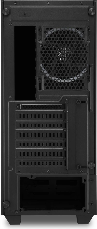 Ohišje RGB LIT 200 Sharkoon, Midi Tower, ATX, Micro ATX, Mini-ITX, črno