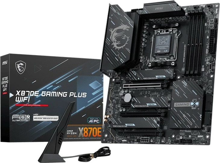Matična plošča MSI X870E GAMING PLUS WIFI, Socket AM5, DDR5, ATX