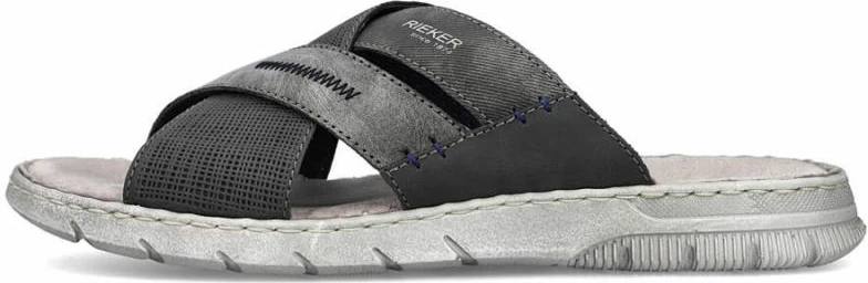 Natikači Rieker, moški, sivi