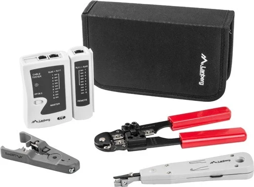Set orodij za gradnjo omrežja LAN Lanberg NT-0301