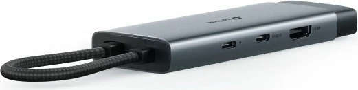 USB Type-C razširitveni hub TP-Link UH6120C, 6 vrat, HDMI, Ethernet, 0,18 m, siv