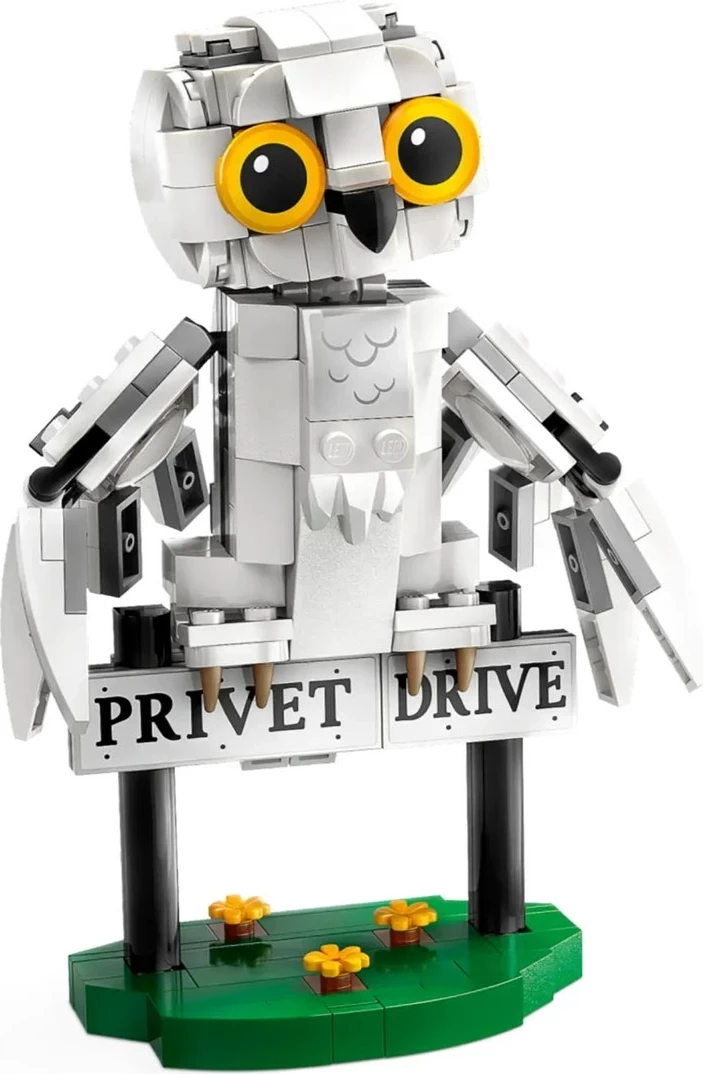 Scena Hedwig v 4 Privet Drive, LEGO Harry Potter 76425