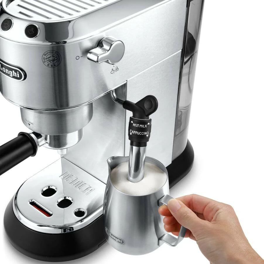 Aparat za espresso De’Longhi Dedica Style EC 685.M, 1,1 L, 1300 W, črn, metalik, srebrn