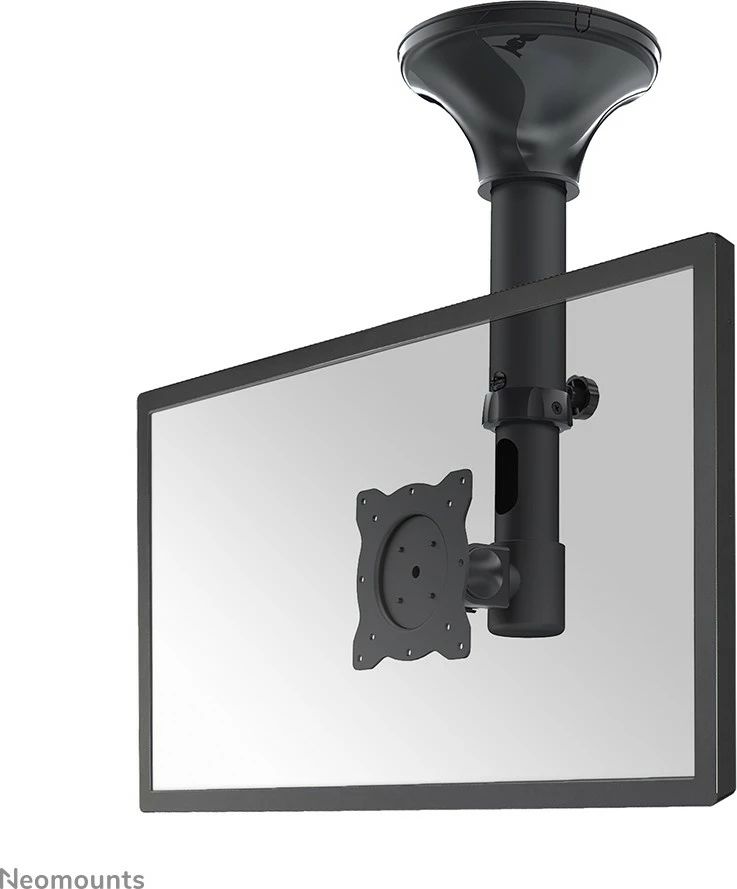 Stropni nosilec za zaslon do 30 inč, Newstar FPMA-C025BLACK, črn