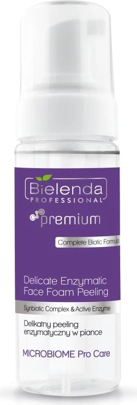 Encimski piling v peno za ženske Bielenda Professional Microbiome Pro Care, 160 ml