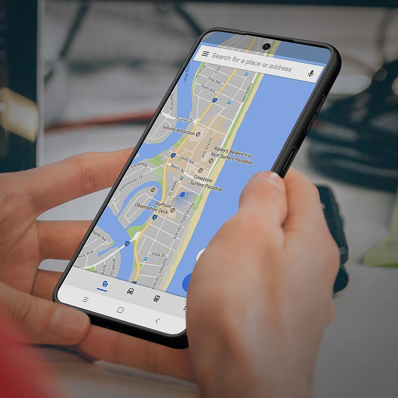 Teksturiran ovitek za telefon Nillkin za Samsung Galaxy M53 5G, črn