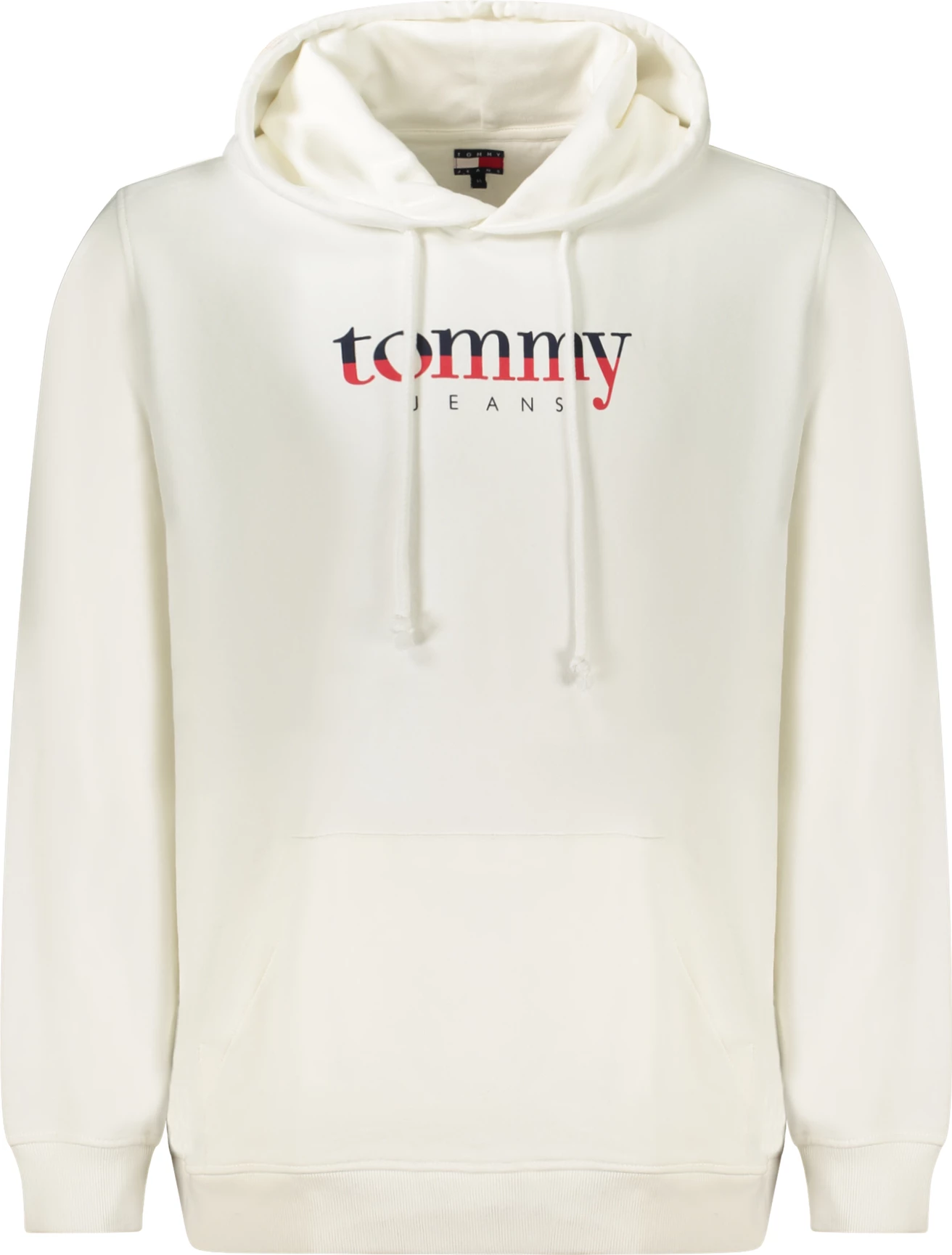 Pulover z kapuco za moške TOMMY HILFIGER, bel