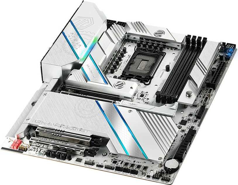 Matična plošča ASRock Z890 Taichi AQUA, Intel LGA 1851, DDR5-SDRAM 256 GB, bela