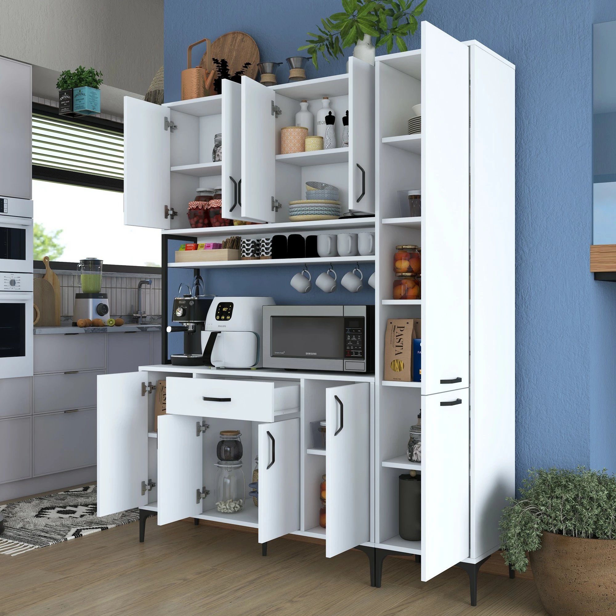 Večnamenska omara Hanah Home JE134 - 3055, bela