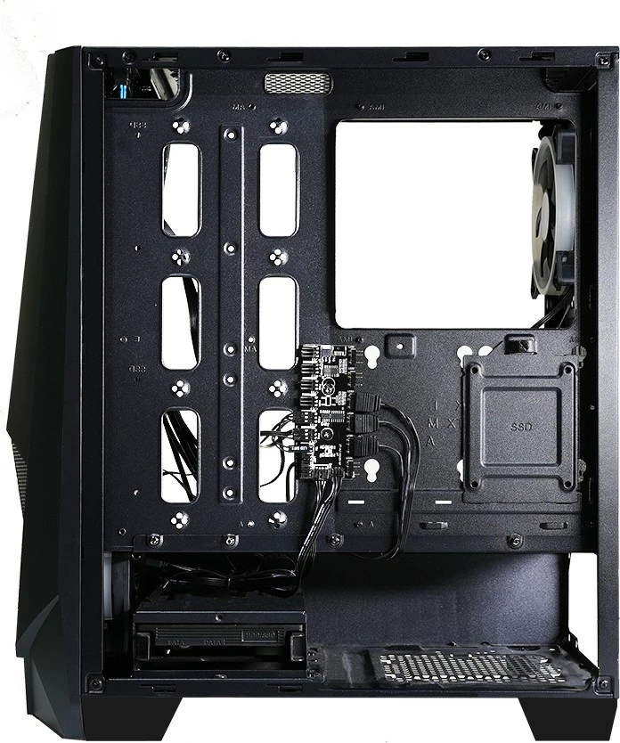 Midi Tower ohišje Xilence X505.ARGB, ATX/micro ATX/Mini-ITX, črno