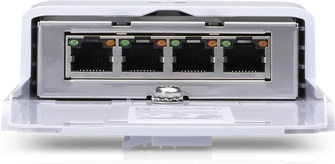 Gigabit Ethernet preklopnik NanoSwitch Ubiquiti, PoE, bel