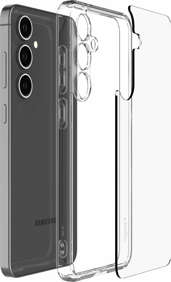 Ovitek Spigen Ultra Hybrid za Samsung Galaxy S24 FE, prozoren