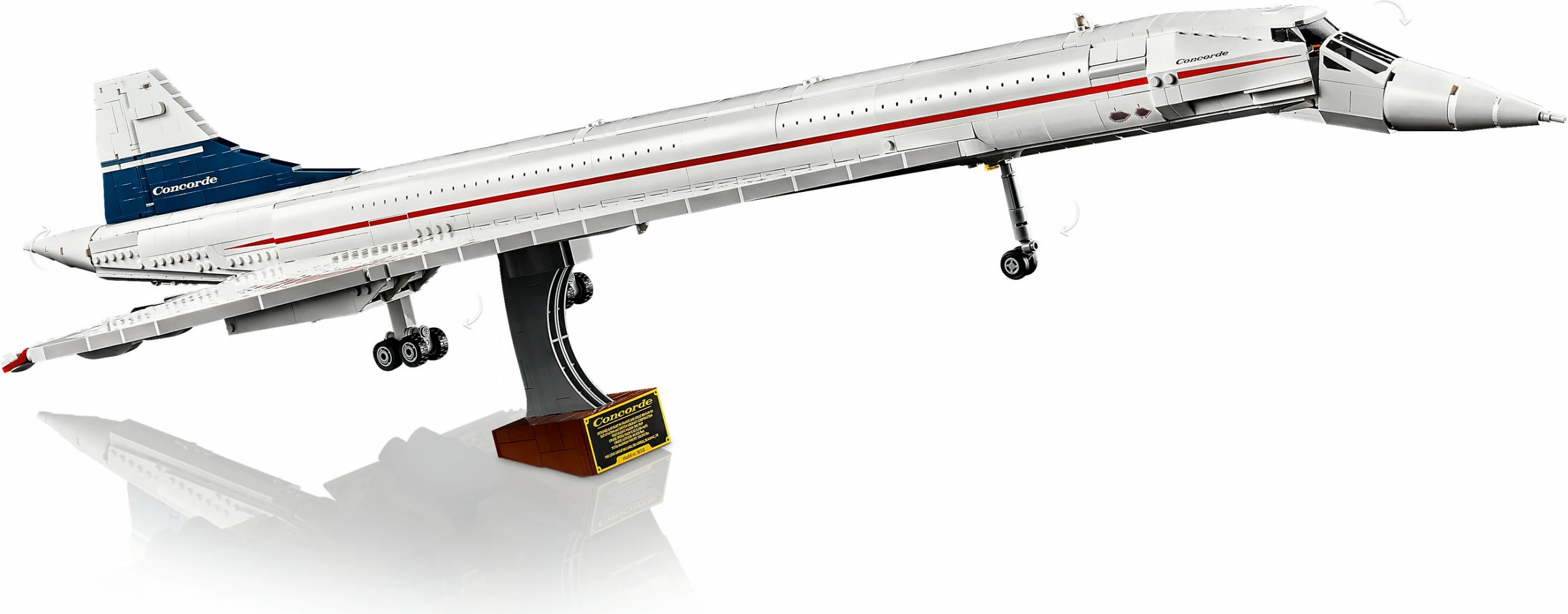 Gradbeni set Concorde LEGO ICONS, 2083 kosov, večbarven