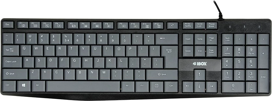 Polna velikost tastatura IBOX Eris USB, siva