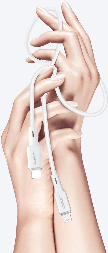 Kabel USB Type-C na Lightning, 1,2 m, 30 W, črn Acefast C2-01