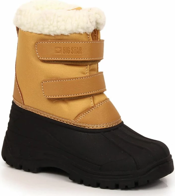 Topli otroški škornji Big Star, z Velcro, rjava