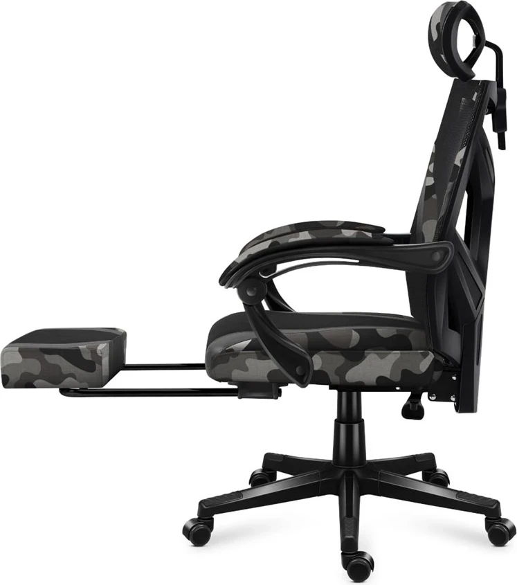 Gaming stol Huzaro Combat 5.0, črn / siv