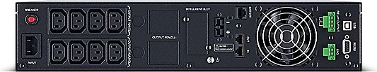Neprekinjeno napajanje 2000 VA (1800 W) CyberPower OLS2000ERT2UA, za rack ali tower, črno