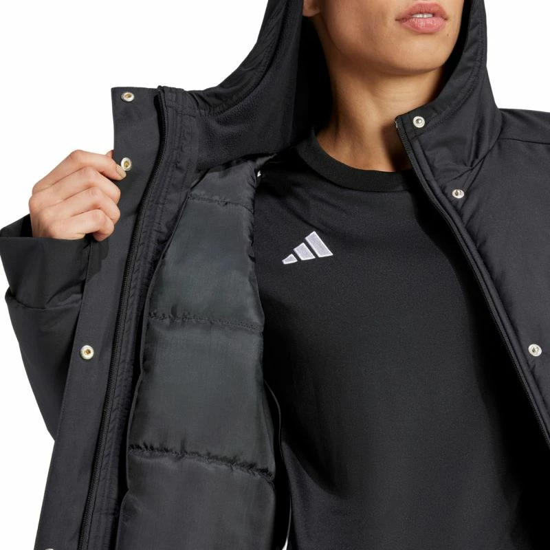 Parka za ženske adidas, črna