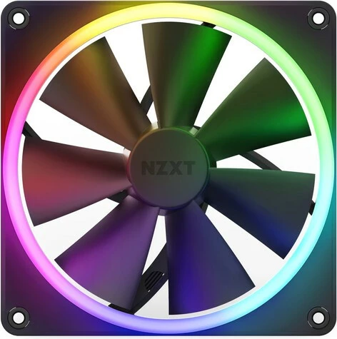 Ventilator 140mm NZXT F140 RGB, črn
