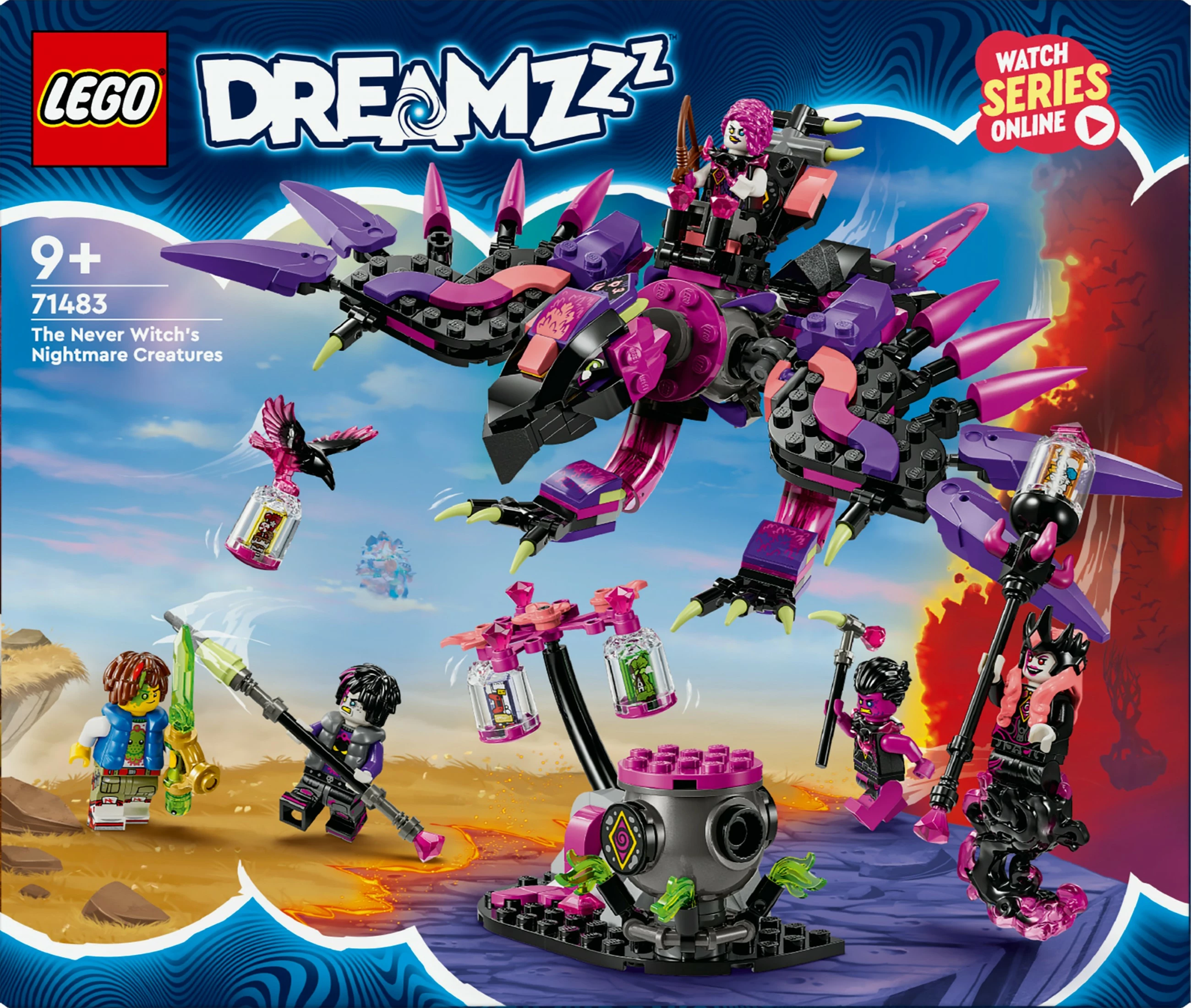 Gradbeni komplet LEGO DREAMZzz 71483, 457 kosov, večbarven