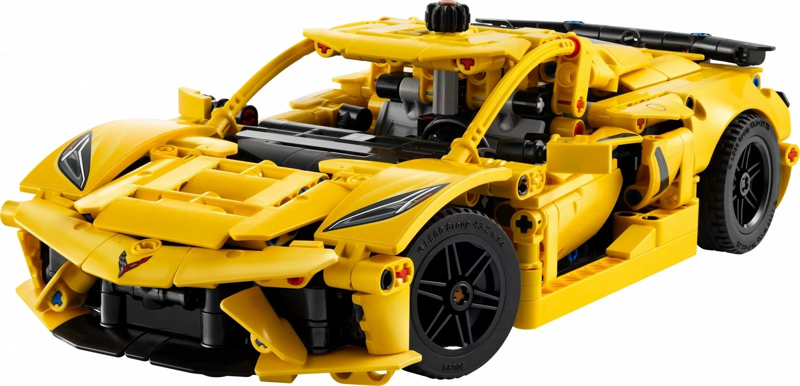 Gradbeni komplet LEGO Technic Chevrolet Corvette Stingray 42205, 732 kosov, rumen