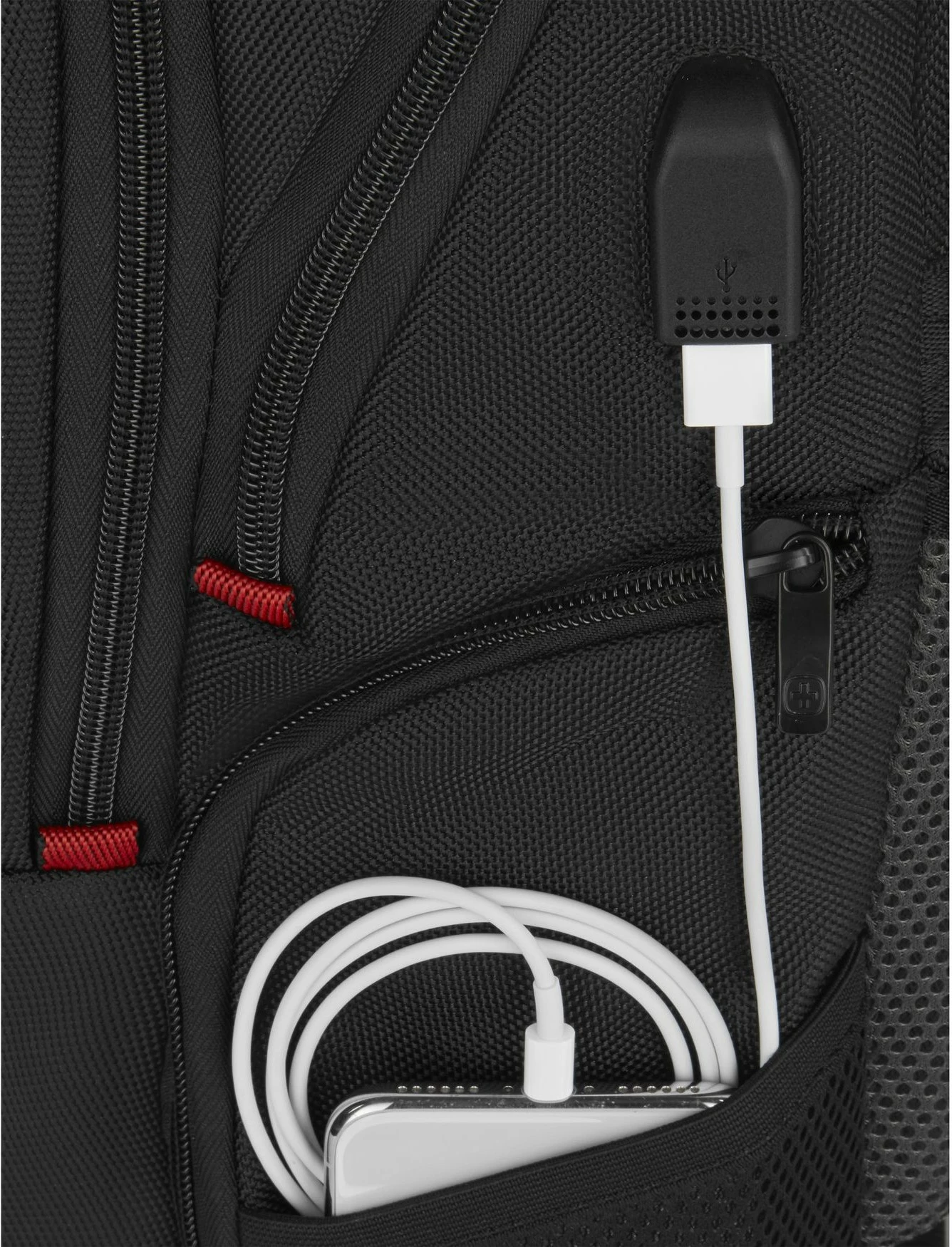 Nahrbtnik Pegasus Deluxe Ballistic Wenger 16-palčni (40,64 cm), črn