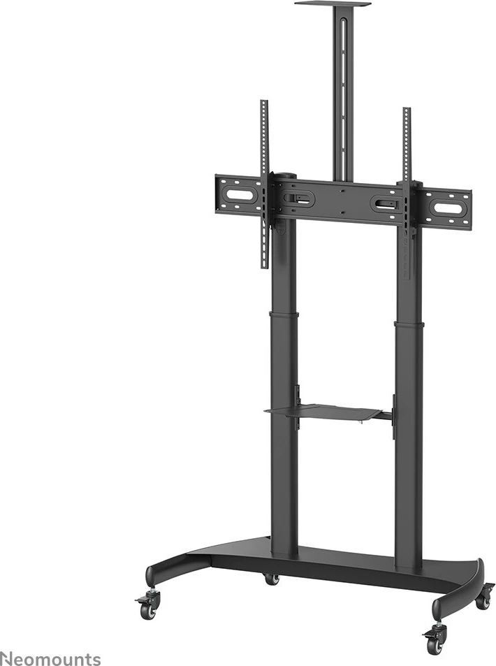 Voziček za TV Neomounts PLASMA-M1950E, za zaslone 60–100 palcev, nastavljiva višina, črn