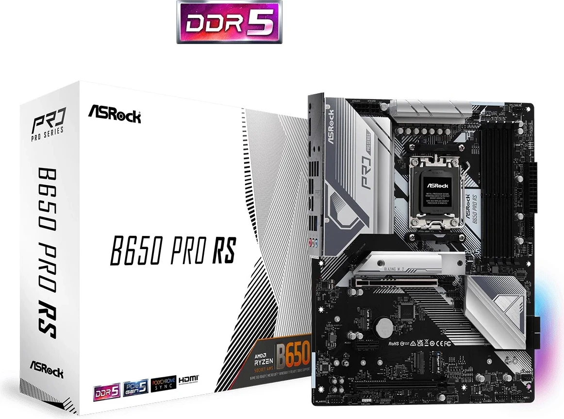 Matična plošča Asrock B650 Pro RS, AMD B650, Socket AM5, ATX, 128GB