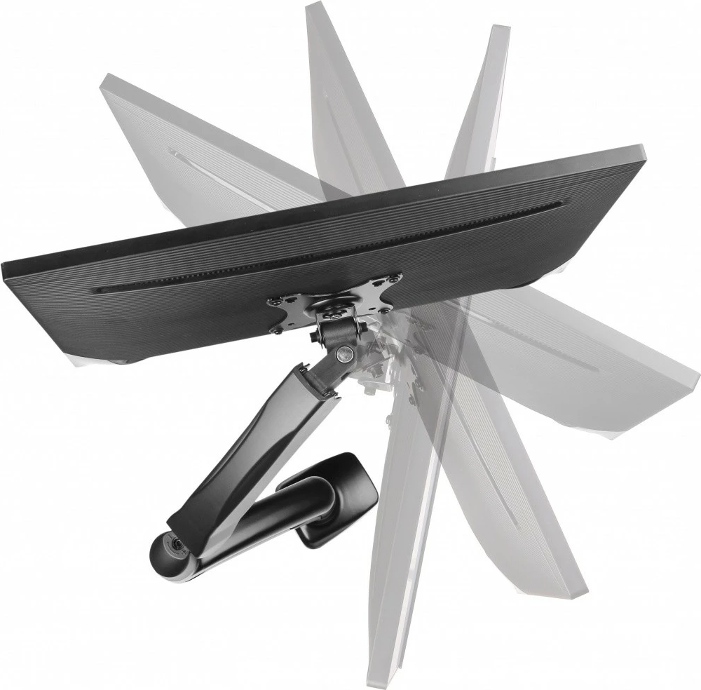 Držalo za monitor za mizo, do 32", črno, IcyBox IB-MS303-T