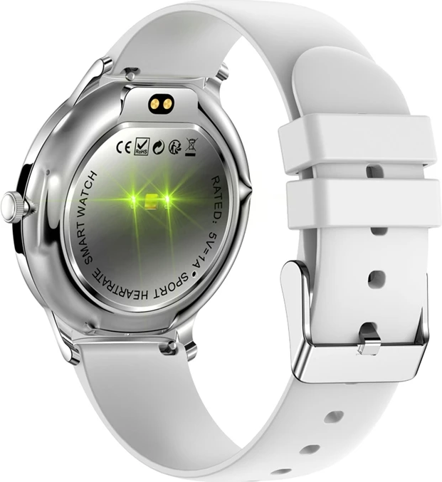 Pametna ura 1,43" AMOLED 466×466, klici Bluetooth, IP67, Android/iOS Colmi V89, srebrna