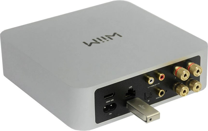 Stereo streaming ojačevalnik WiiM Amp, 512 MB, temno siv