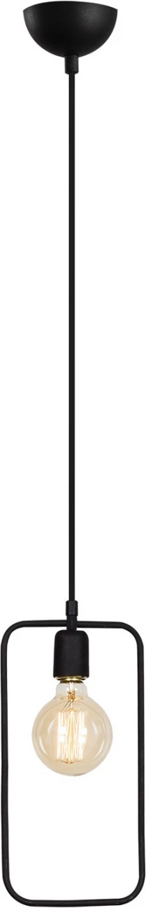 Kovinska viseča svetilka črna FH7258 15Χ6Χ123 cm