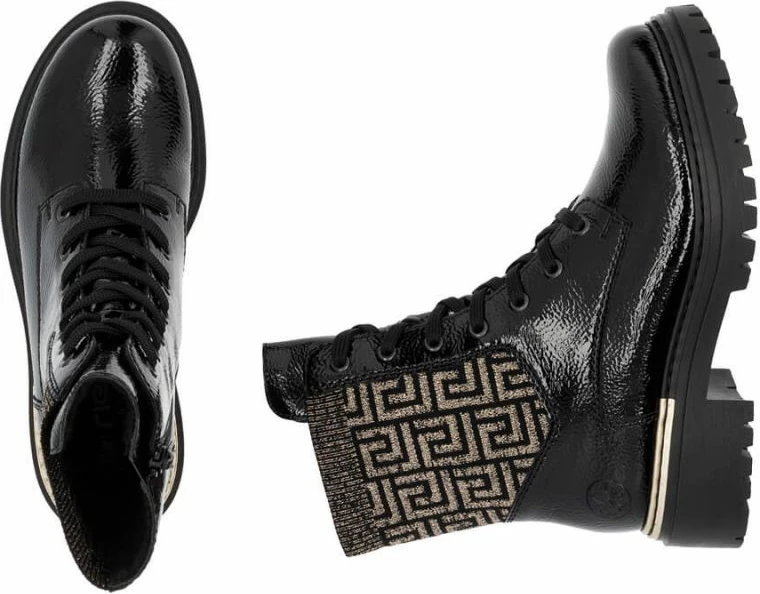 Čizme za ženske Rieker, črne