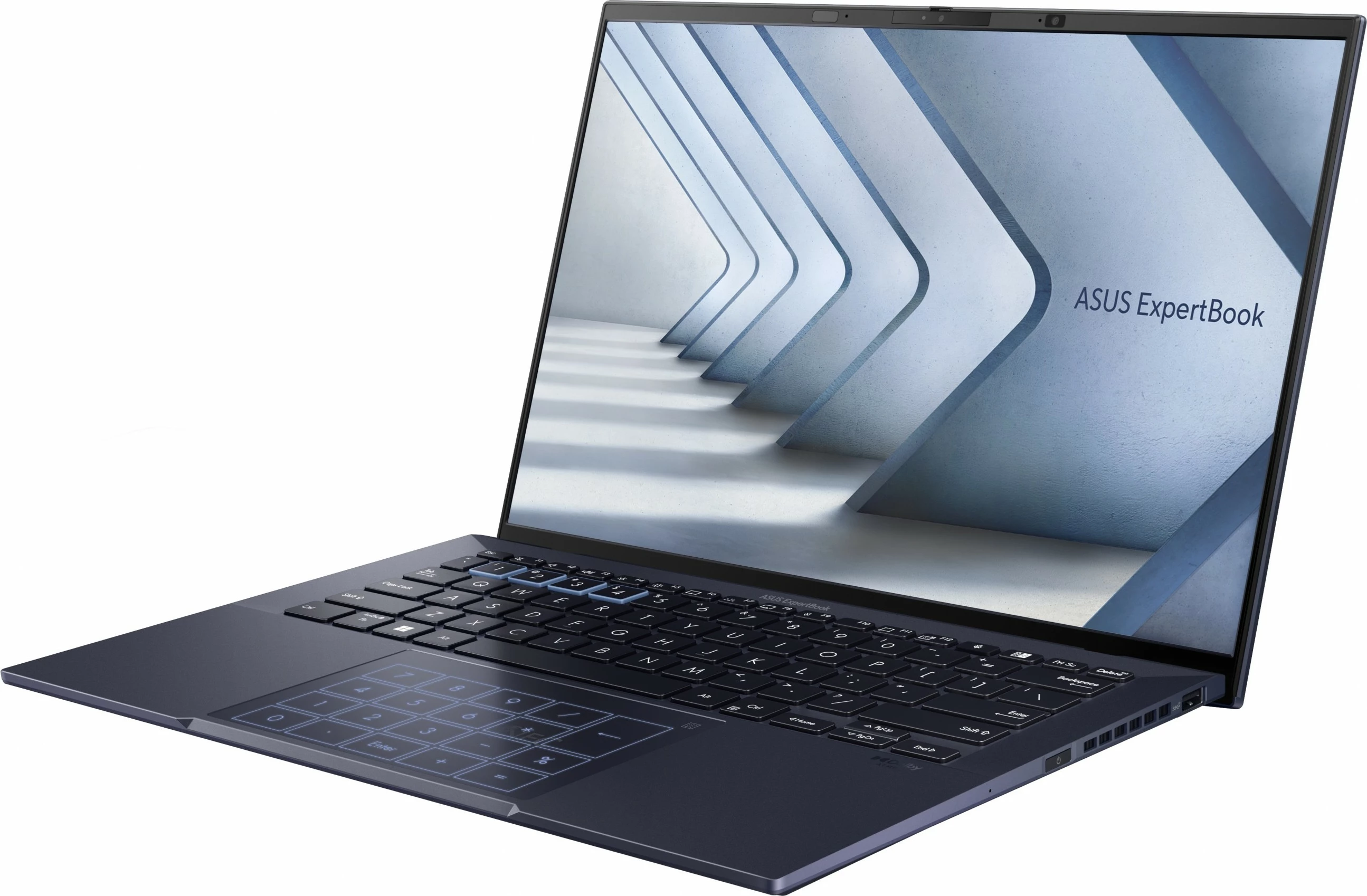 Prenosnik 14" z Intel Core Ultra 7, 16 GB RAM, 512 GB SSD, Star Black, ASUS ExpertBook B9 B9403CVAR-PP1735X