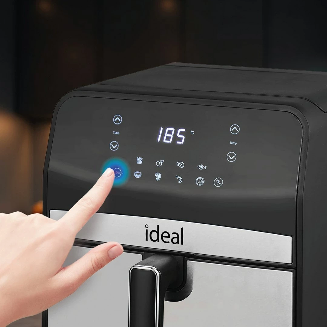 Friteza na zrak, 6.5 L, 1800 W, črno/inox ELDOM IK1501