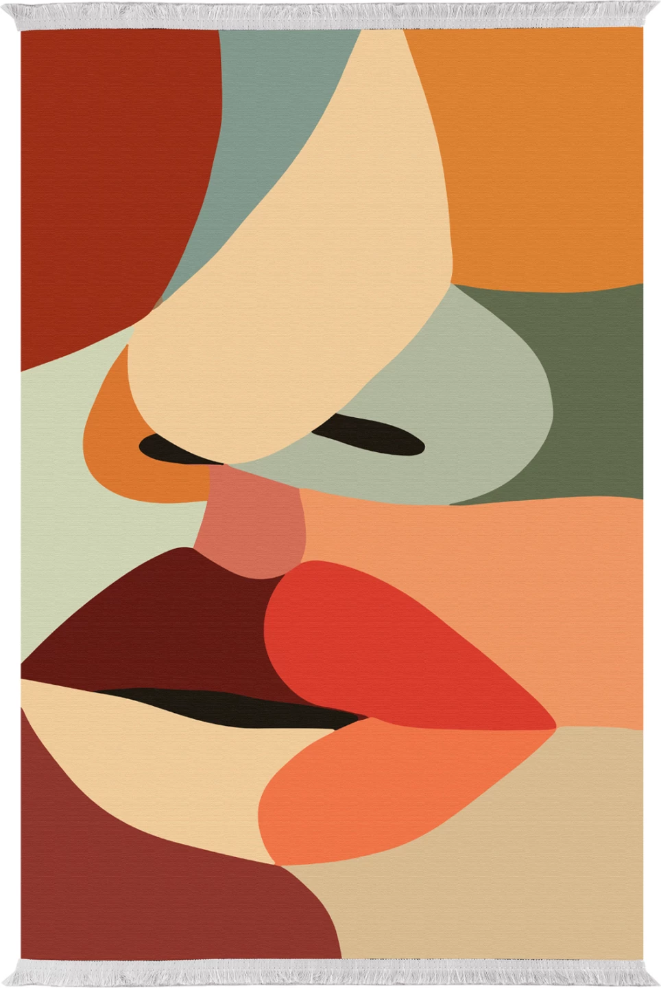 Preproga za dnevno sobo z resicami JOSIANE FH7723.47 večbarvna 180x280