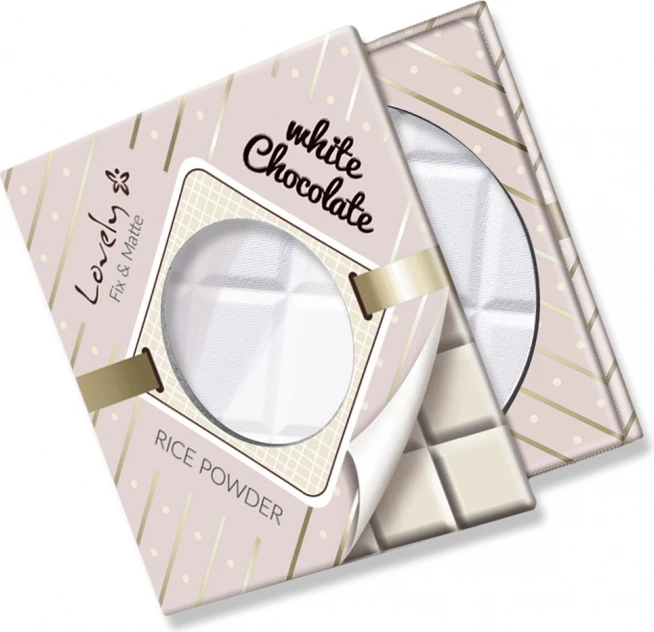 Transparenten puder za obraz Lovely White Chocolate Rice Powder, 9 g