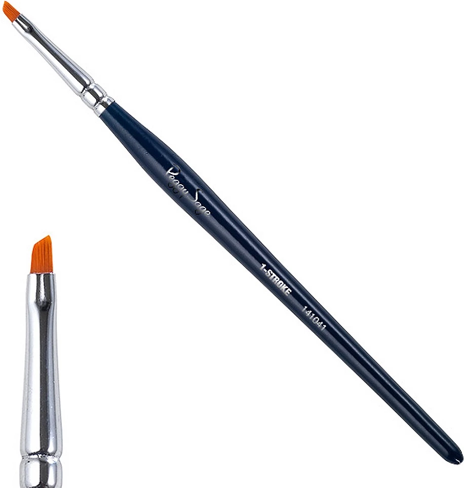 Čopič za nohtno umetnost Detail 1-Stroke & Watercolour, Peggy Sage, 1 kos