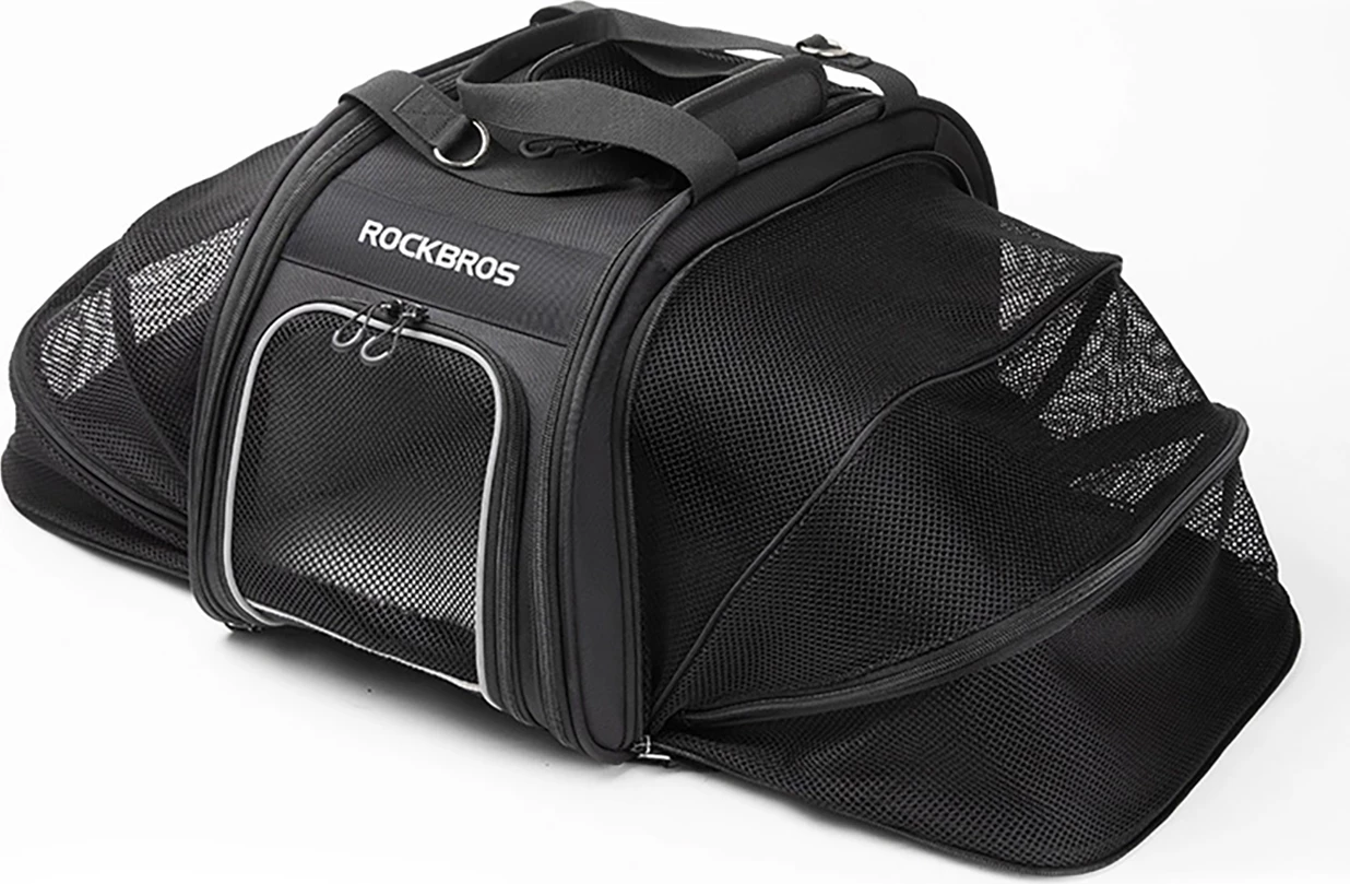 Prenosna torba za živali Rockbros 30140028001, 25 L, črna