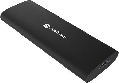 Zunanje računalniško ohišje za SSD M.2 NVMe, USB-C 3.1 Gen 2, Natec RHINO, črn