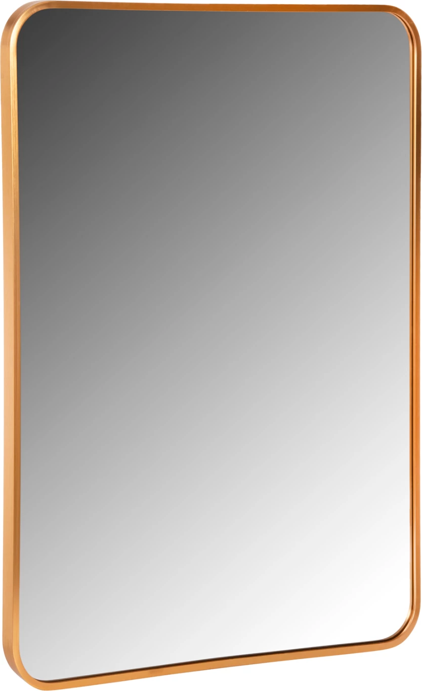 Stensko ogledalo FH9584.30 z zlato aluminijasto okvirjem 60x3x80Hcm