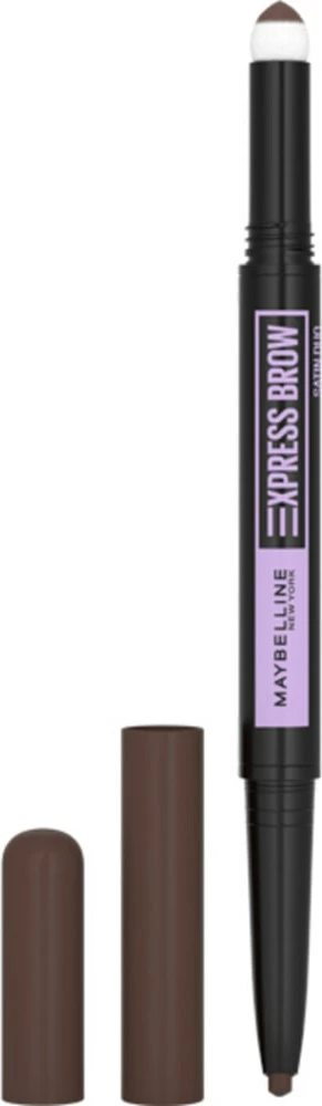 Ličila za obrvi Maybelline Express Brow Satin Duo 04 Dark Brown, ženske, 0,71 g